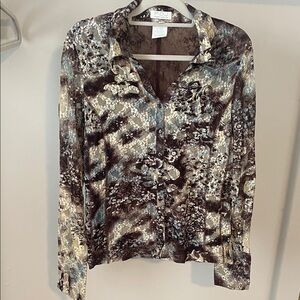 🤎 Vintage Y2K Floral Blouse 🤎